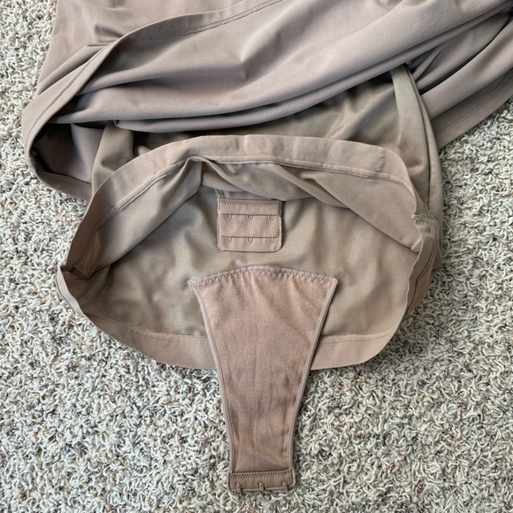 Sweet Nothings by Maidenform Firm Control Slip Dress #81223 Tan Small - Picture 4 of 11